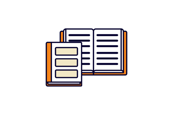 Back to School Book Svg Graphics and Illustrations