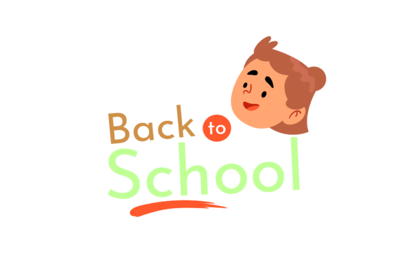 Back to School Boy Student Text Vector