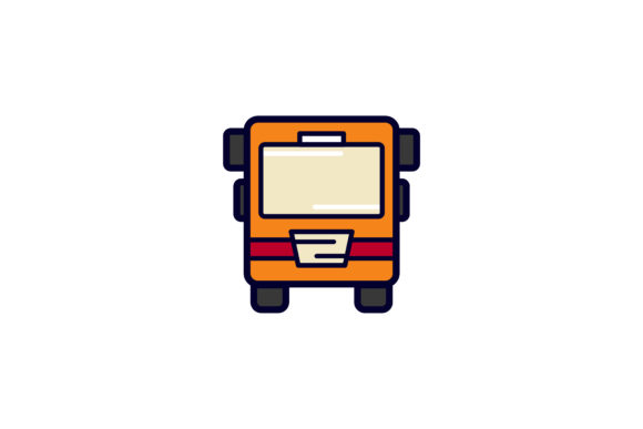 Back to School Bus Icon