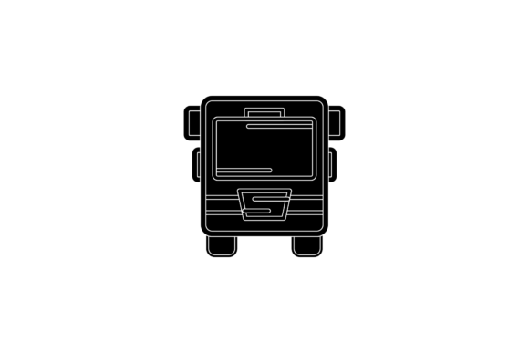 Back to School Bus Silhouette Graphics
