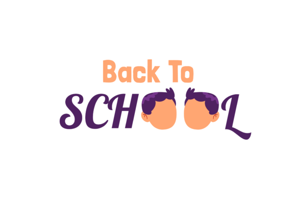 Back to School Children Boy Graphic Art