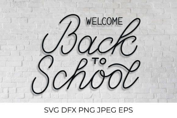 Back to School Hand Lettering: Graphics & Illustrations