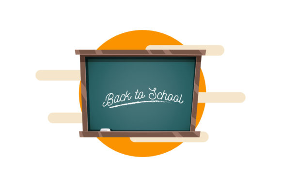 Back to School Whiteboard Design Style