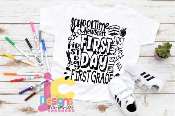 First Day of First Grade Graphics and Illustrations