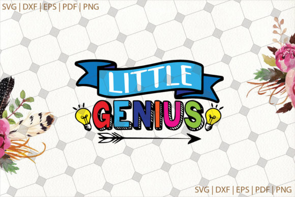 Little Genius Back to School Svg Files