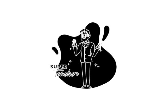 Teacher Back to School Silhouette Graphics